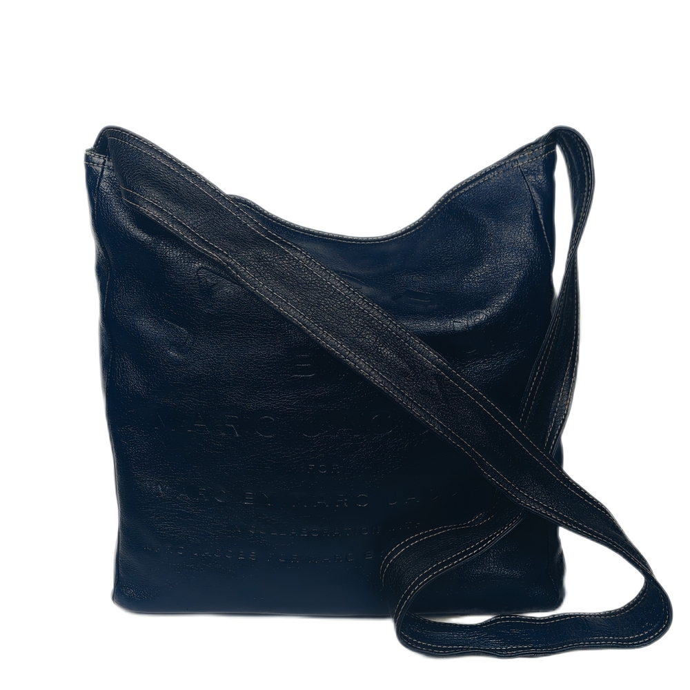 MARC JACOBS 'The Tote Bag' Original, Signature-Emb, Rvsbl, Leather Crossbody - Picture 6 of 9